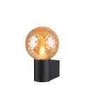 Lampă de perete VARYT rotundă 1x max. 6W E14 negru