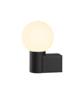 Lampă de perete VARYT rotundă 1x max. 6W E14 negru