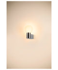 Lampă de perete VARYT rotundă 1x max. 6W E14 crom