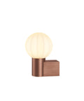 Lampă de perete VARYT rotundă 1x max. 6W E14 cupru