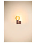 Lampă de perete VARYT rotundă 1x max. 6W E14 cupru
