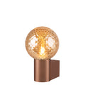 Lampă de perete VARYT rotundă 1x max. 6W E14 cupru