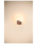Lampă de perete VARYT rotundă 1x max. 6W E14 cupru
