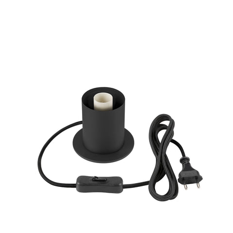 VARYT Lampă de masă rotundă 1x max. 6W E14 negru