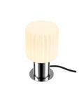 VARYT Lampă de masă rotundă 1x max. 6W E14 crom
