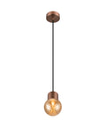 VARYT pandantiv E14 lungime 150cm max. 1x6W cupru