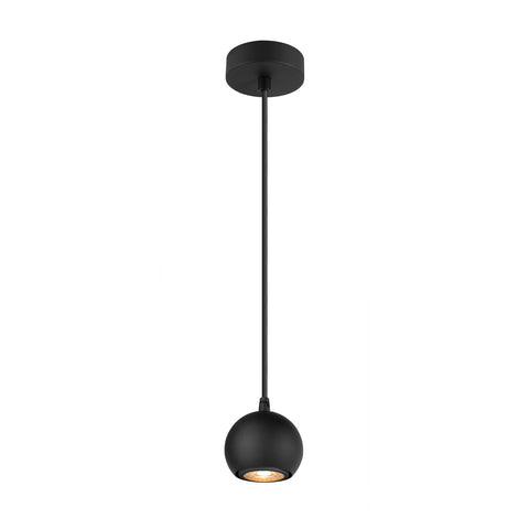 Lampă suspendată LIGHT EYE90 GU10 1x max. 6W negru mat