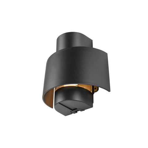 Lampă de perete PHOTONI CYL 1x max. 13W E27 negru