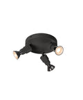 PURI 2.0 Basic rotund 3 x max. 6W GU10 negru