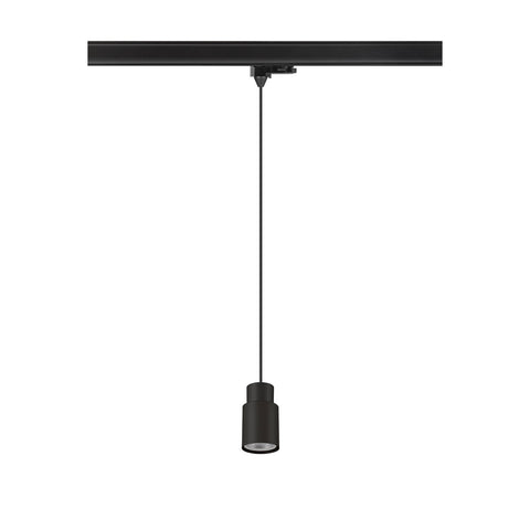 Lampa suspendata PURI 2.0 Tube 3~ GU10 max. 1x 6W negru