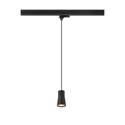 Lampa suspendata PURI 2.0 Cone 3~ GU10 max. 1x 6W negru