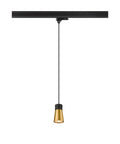 Lampa suspendata PURI 2.0 Cone 3~ GU10 max. 1x 6W bl/ auriu
