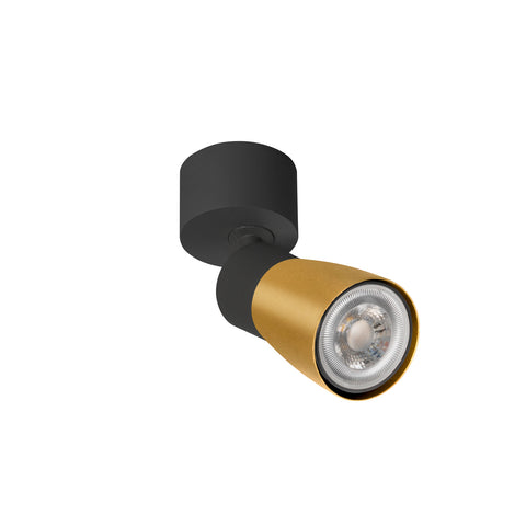 PURI 2.0 Dom max. 1x 6W GU10 negru / auriu