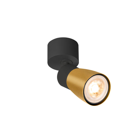 PURI 2.0 Dom max. 1x 6W GU10 negru / auriu