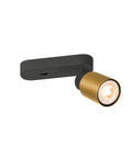 PURI 2.0 Tub dreptunghiular max. 1x 6W GU10 negru / auriu