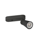 PURI 2.0 Con dreptunghiular max. 1x 6W GU10 negru