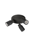 PURI 2.0 Tub rotund max. 3x 6W GU10 negru