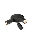 PURI 2.0 Tub rotund max. 3x 6W GU10 negru