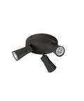 PURI 2.0 Con rotund max. 3x 6W GU10 negru