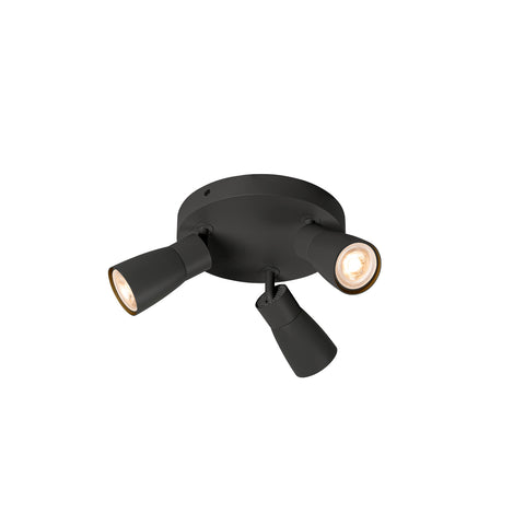 PURI 2.0 Dom rotund max. 3x 6W GU10 negru