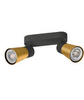 PURI 2.0 Con lung max 2x 6W GU10 negru / auriu