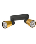 PURI 2.0 Dome lung max 2x 6W GU10 negru / auriu