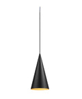 Lampa suspendata MAGICO 20 E27 1x max. 10W negru mat / auriu