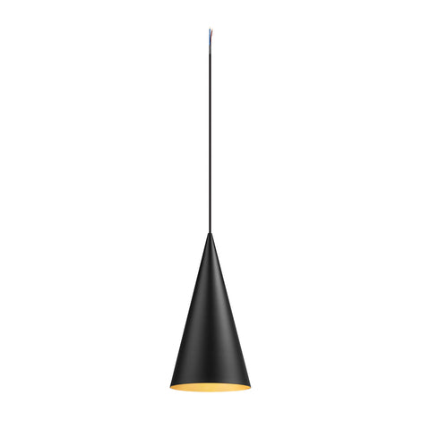 Lampa suspendata MAGICO 20 E27 1x max. 10W negru mat / auriu