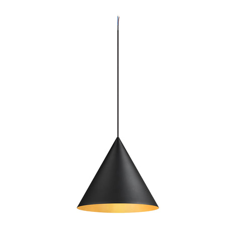 Lampa suspendata MAGICO 38 E27 1x max. 10W negru mat / auriu