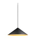 Lampa suspendata MAGICO 55 E27 1x max. 10W negru mat / auriu