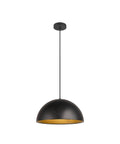 FORCHINI M 40 E27 max. 1x 40W negru mat / auriu mat