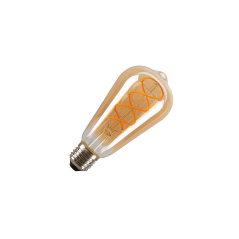 LED ST64 auriu E27 4W 2000K