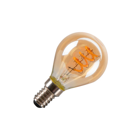 LED G45 auriu E14 FAZA 2W 2200K