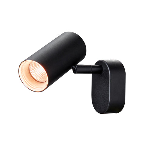 NOBLO rotund unic 2000-3000K 8W Dim-to-Warm Fază 36° bl