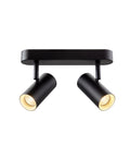 NOBLO dublu rotund 2000-3000K 15W Dim-to-Warm Fază 36° bl