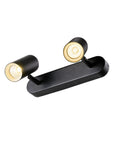 NOBLO dublu rotund 3000K 12W FAZA 32° negru