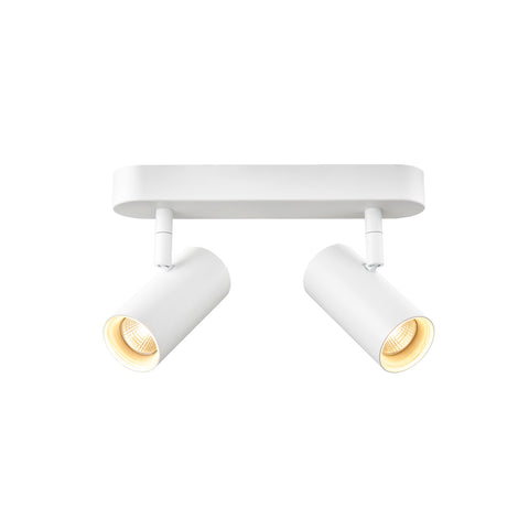 NOBLO dublu rotund 2700K 12W FAZ 32° alb