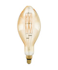 LM-E27-LED BIG SIZE FILAMENT GIANT E140 8W/806Lm AMBER 2100K