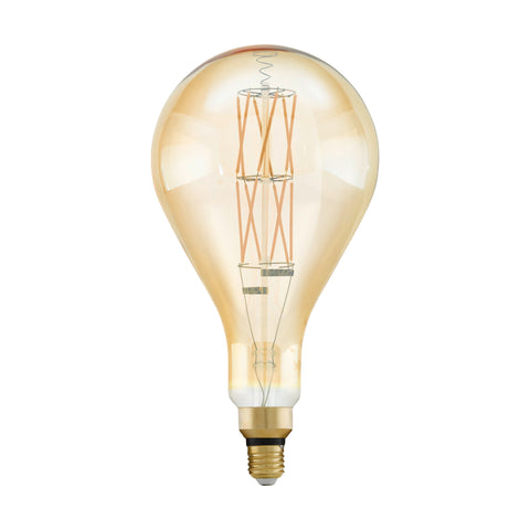 LM-E27-LED BIG SIZE FILAMENT GIANT PS160 8W/806Lm AMBER