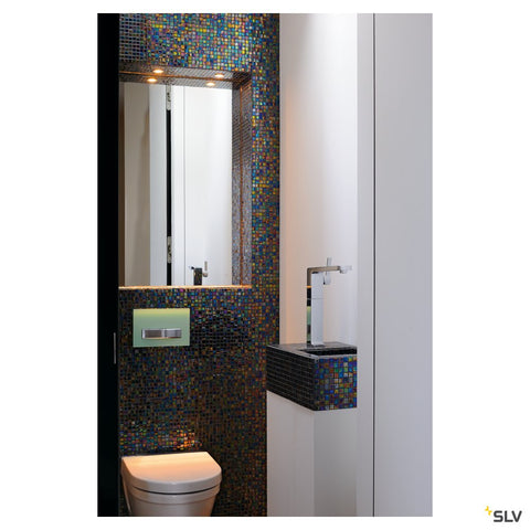 Downlight DL 126 LED, rotund, crom, 3W LED, alb cald, 12V