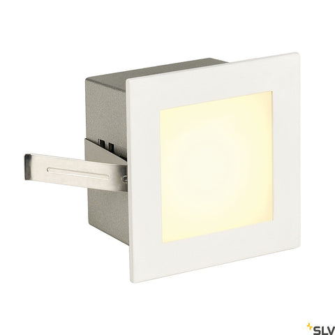 FRAME BASIC LED, pătrat, alb mat, alb cald LED
