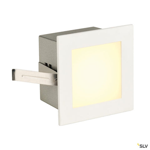 FRAME BASIC LED, pătrat, alb mat, alb cald LED