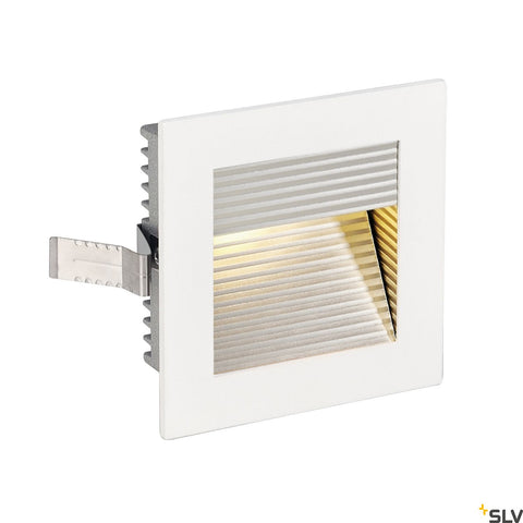 FRAME CURVE LED, pătrat, alb mat, alb cald LED