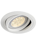 NEW TRIA, ES111 downlight, rotund, mat alb