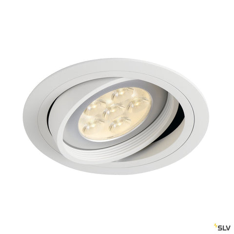 NEW TRIA, ES111 downlight, rotund, mat alb