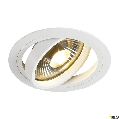 NEW TRIA, ES111 downlight, rotund, mat alb