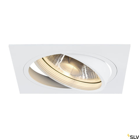 NEW TRIA I ES111 downlight, pătrat, mat alb