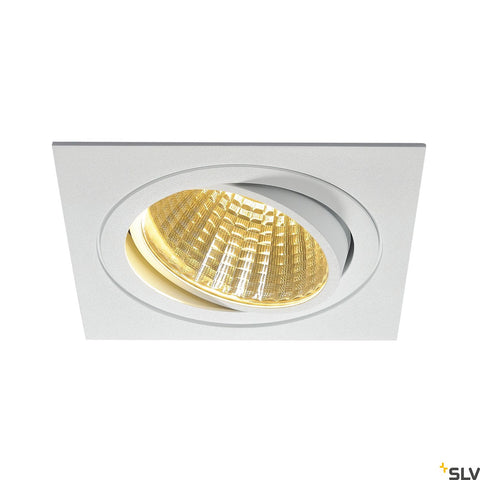 NEW TRIA LED DL patrat Set 25W2700K, 30°, alb mat