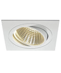 NEW TRIA LED DL patrat Set 25W3000K, 30°, alb mat