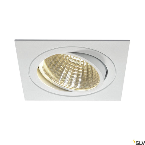 NEW TRIA LED DL patrat Set 25W3000K, 30°, alb mat